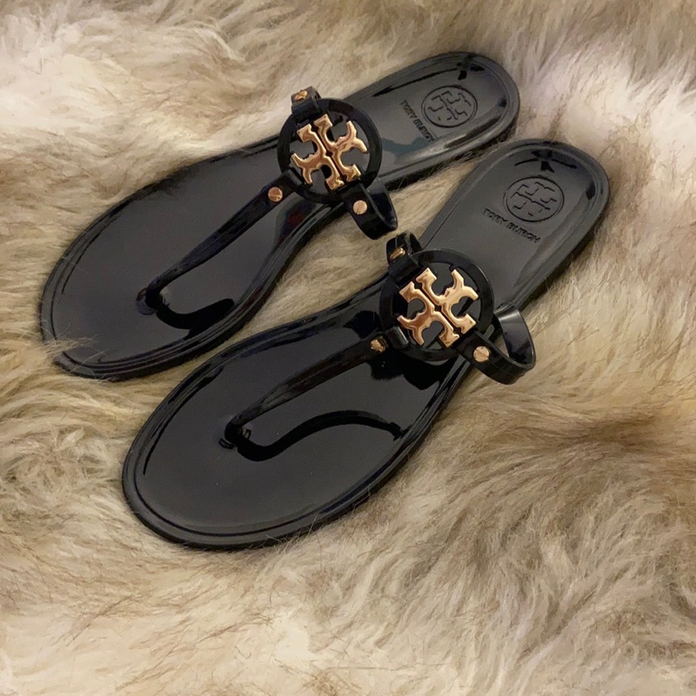 Brand new Tory Burch jelly flip flops